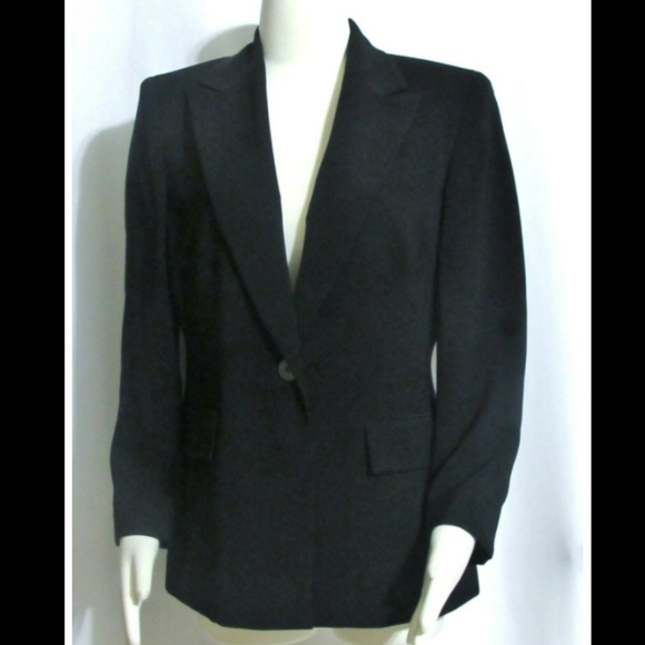 NEW KASPER Black Fully Lined Blazer Jacket 10 - Picture 1 of 4